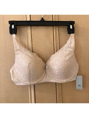 Natori Womens Private Luxuries Nude Lace Underwire Bra Size 36C Beige SP NWT